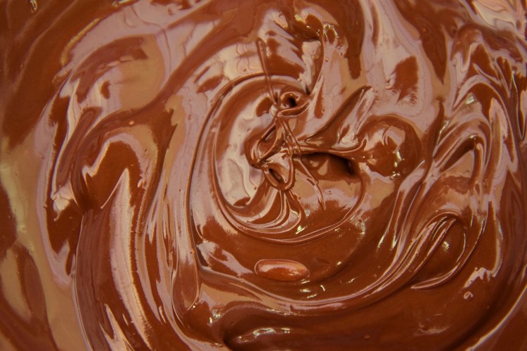 melted milk chocolate